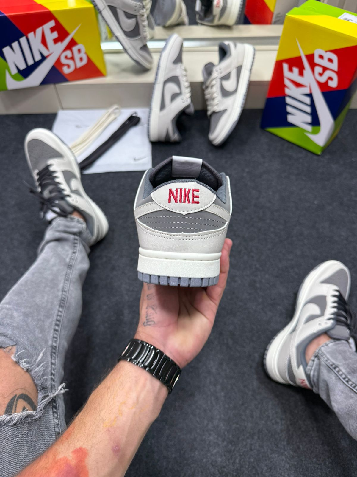 Nike Skateboarding Dunk Low Pro Off White Chumbo