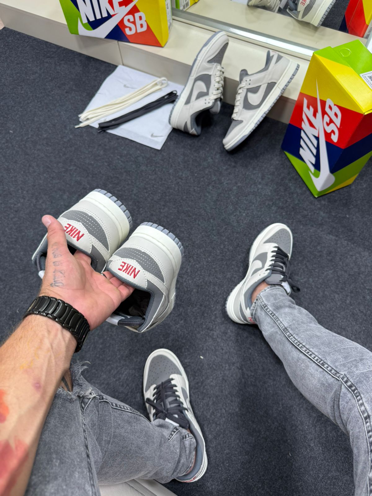 Nike Skateboarding Dunk Low Pro Off White Chumbo