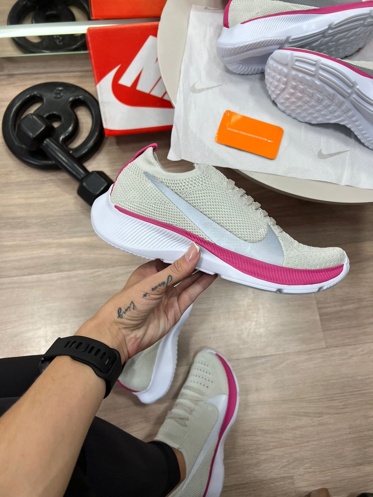 Nike Vapor Fly Cinza Rosa