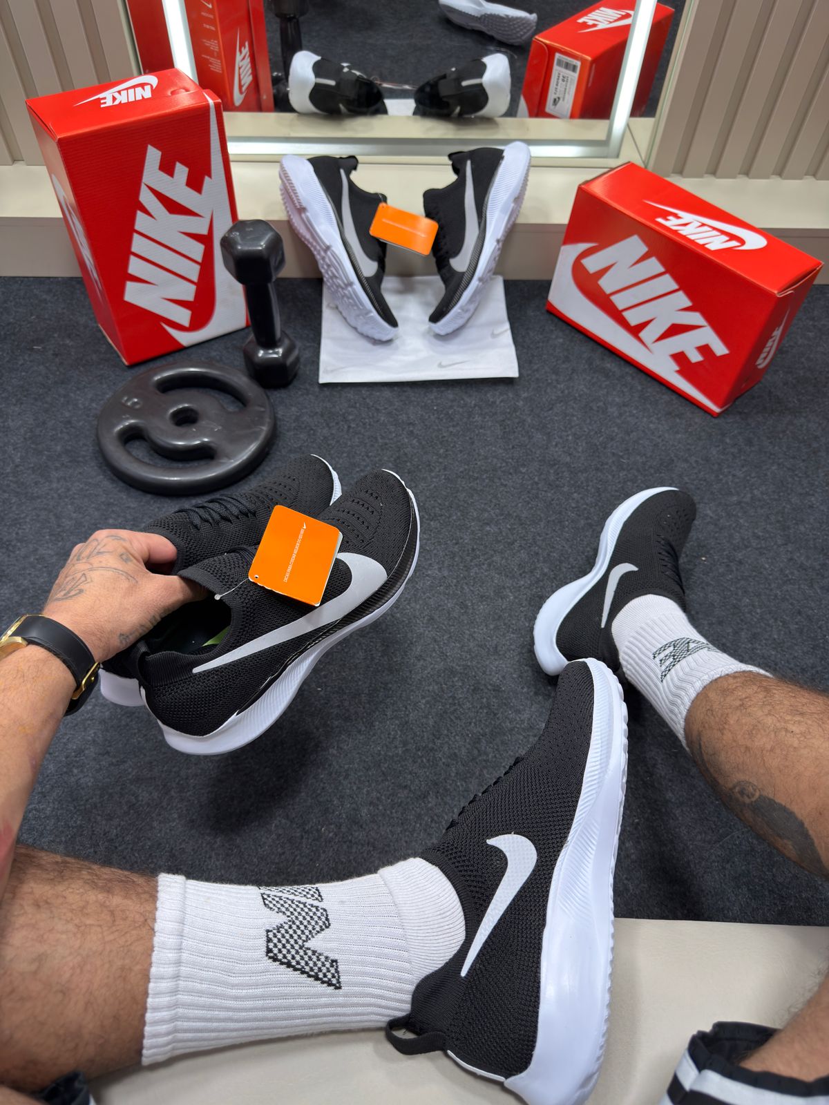 Nike Vapor Fly Premium Preto e Branco