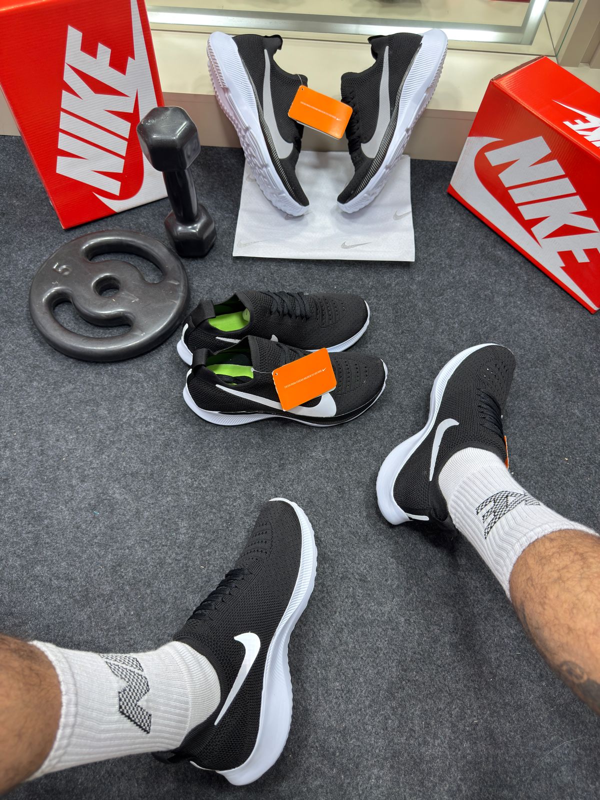 Nike Vapor Fly Premium Preto e Branco