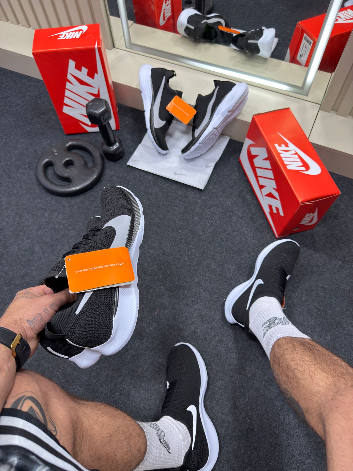 Nike Vapor Fly Premium Preto e Branco