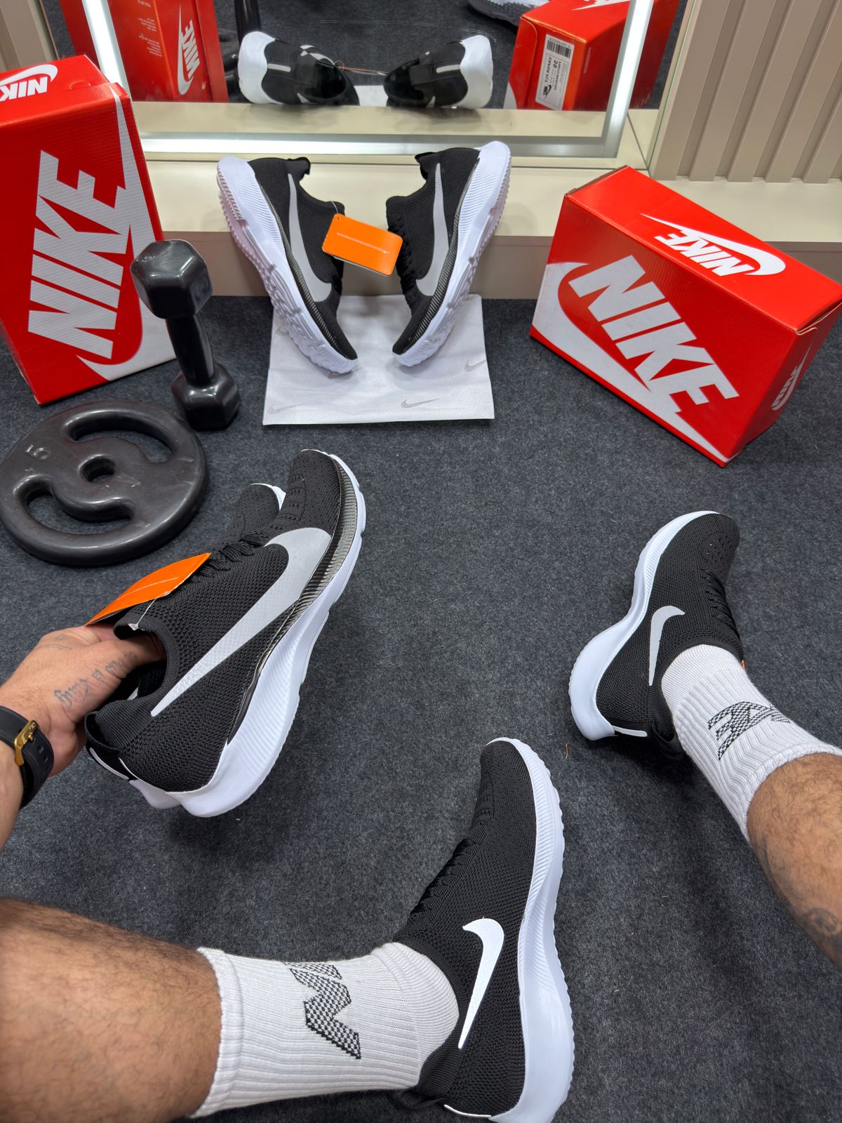 Nike Vapor Fly Premium Preto e Branco