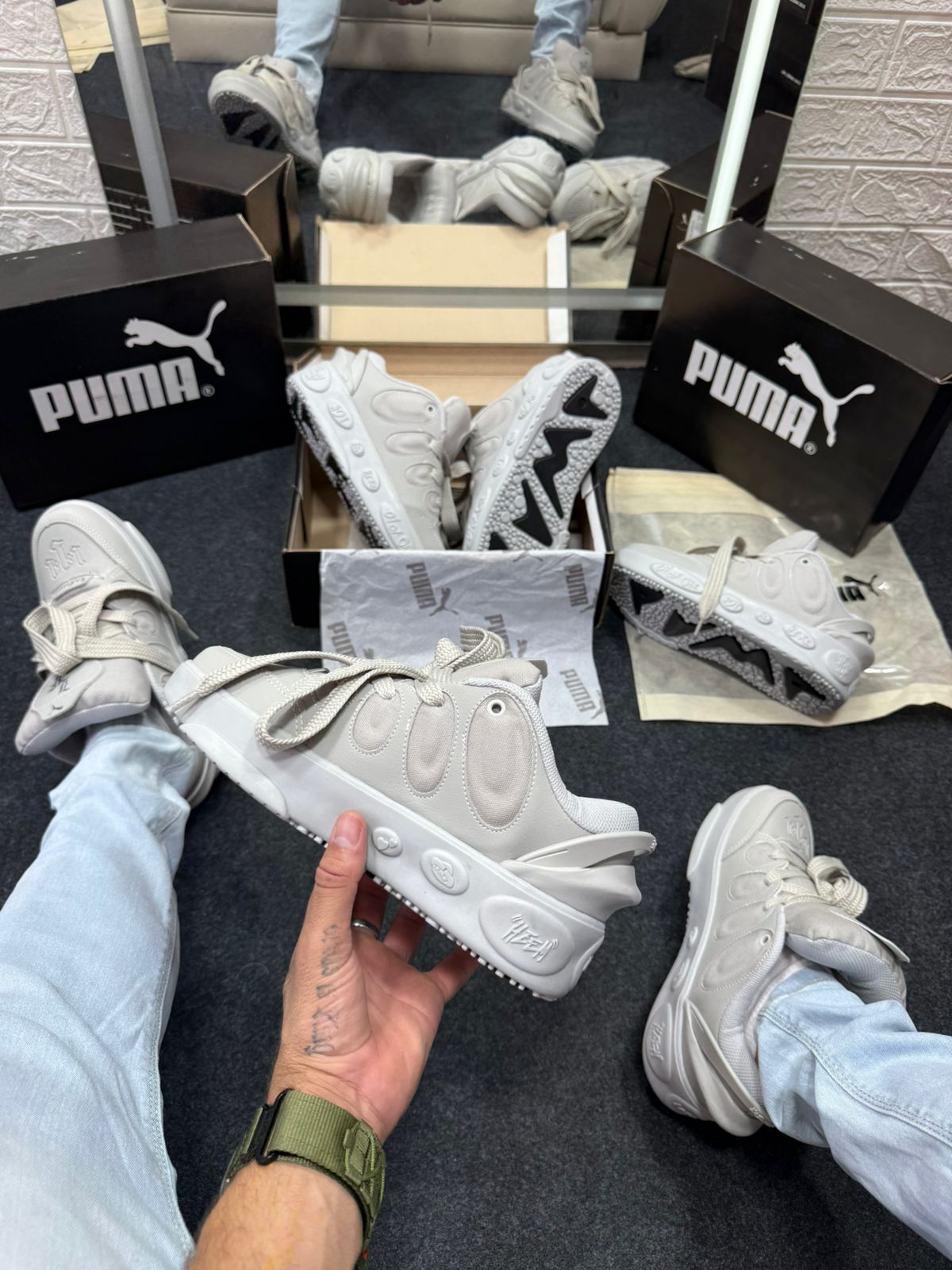 PUMA La France Premium Cinza Atacado