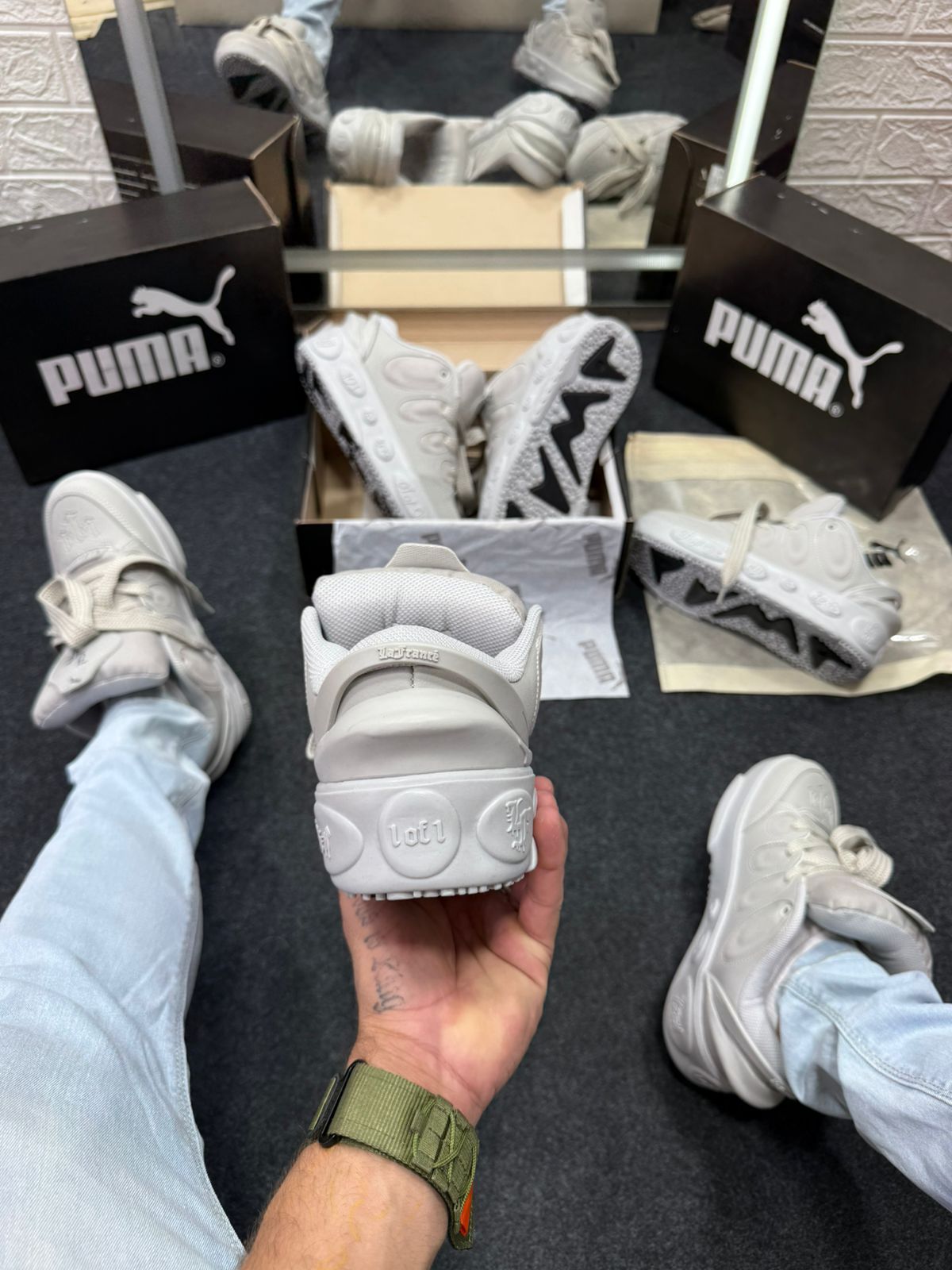 PUMA La France Premium Cinza Atacado