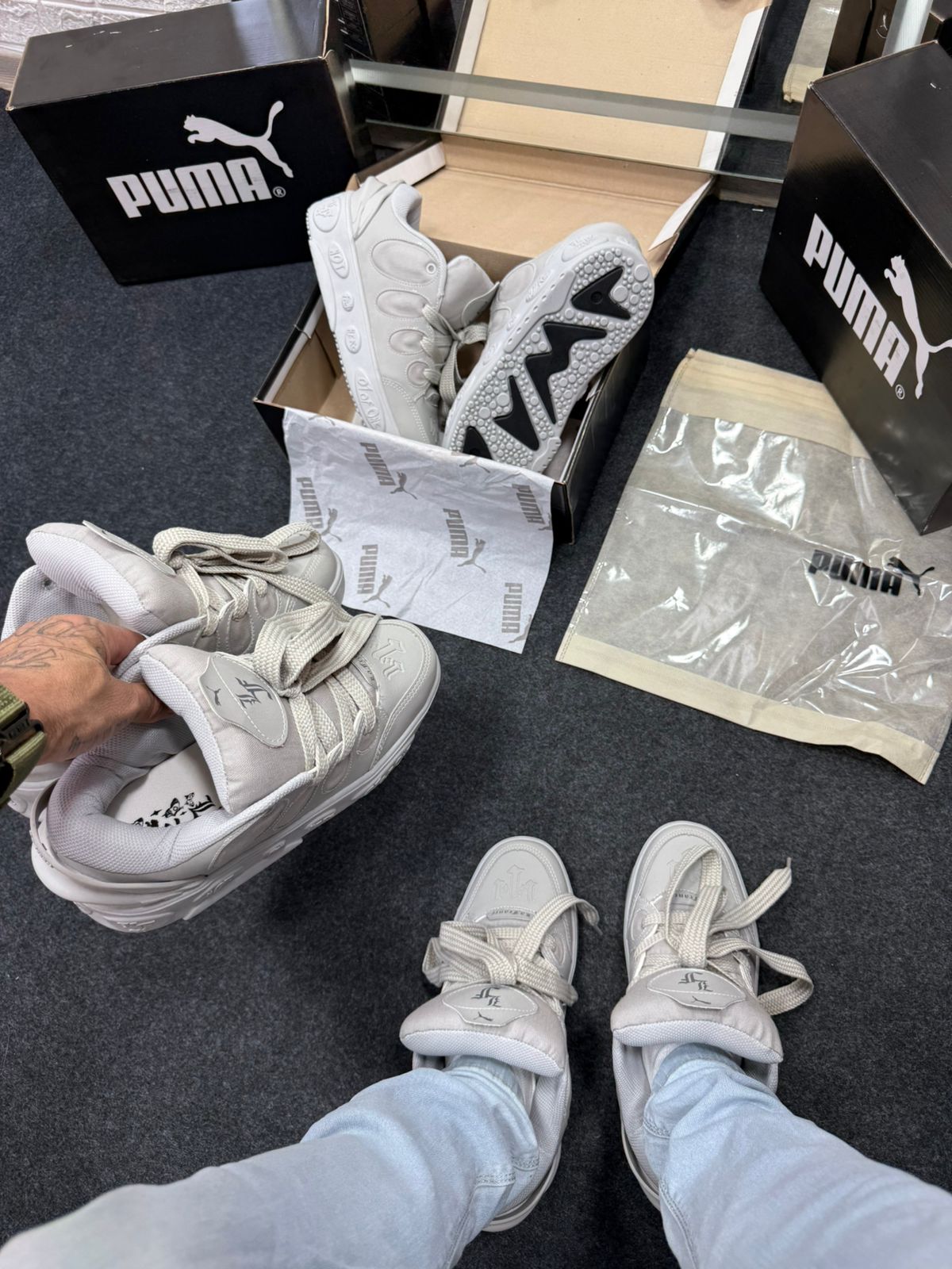 PUMA La France Premium Cinza Atacado