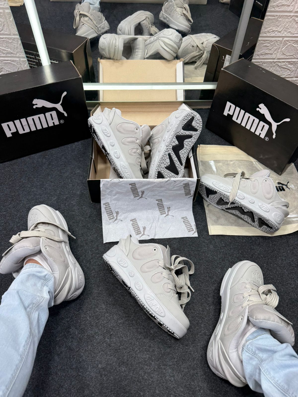 PUMA La France Premium Cinza Atacado