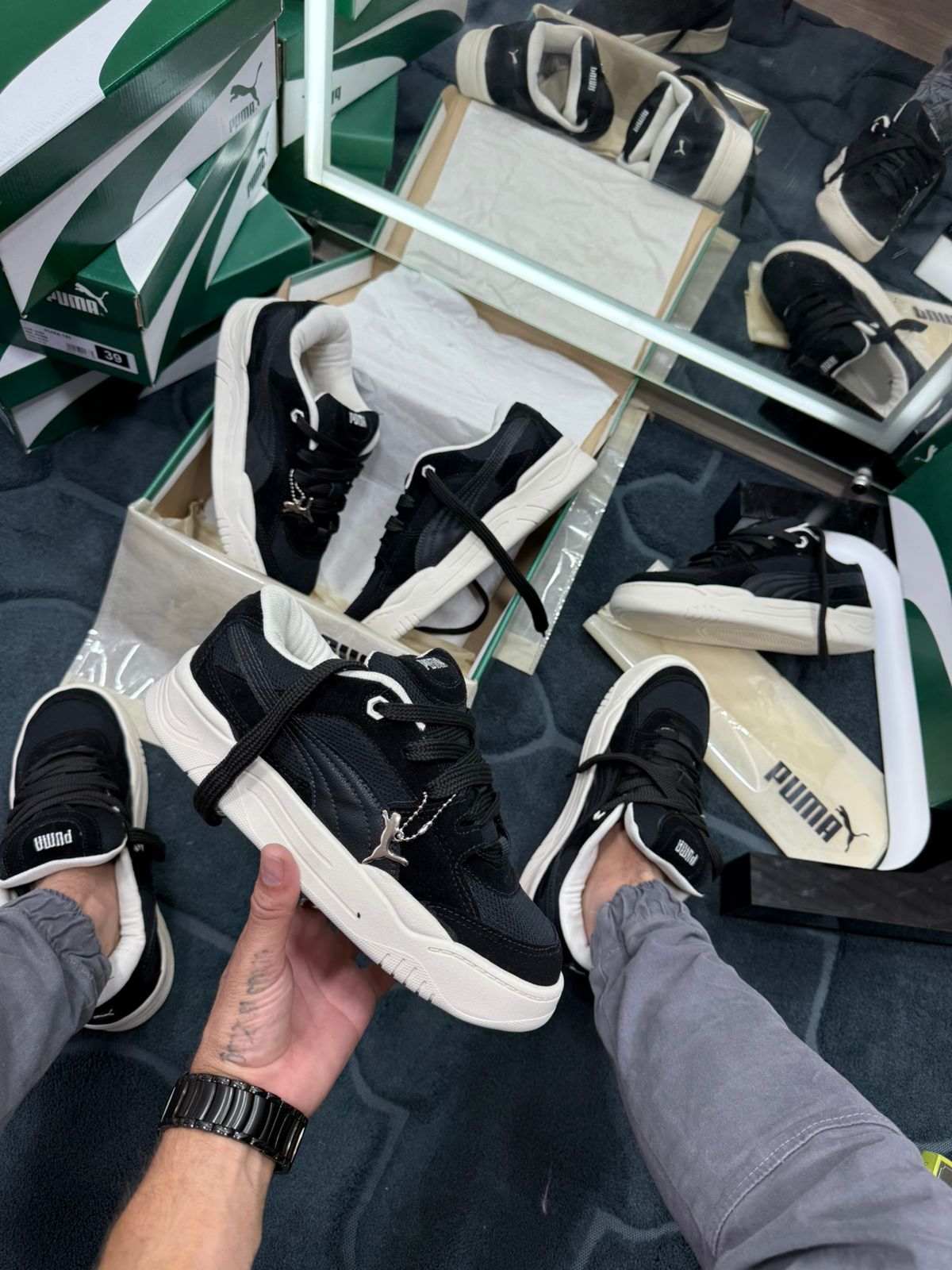 Puma Camurça Premium Preto