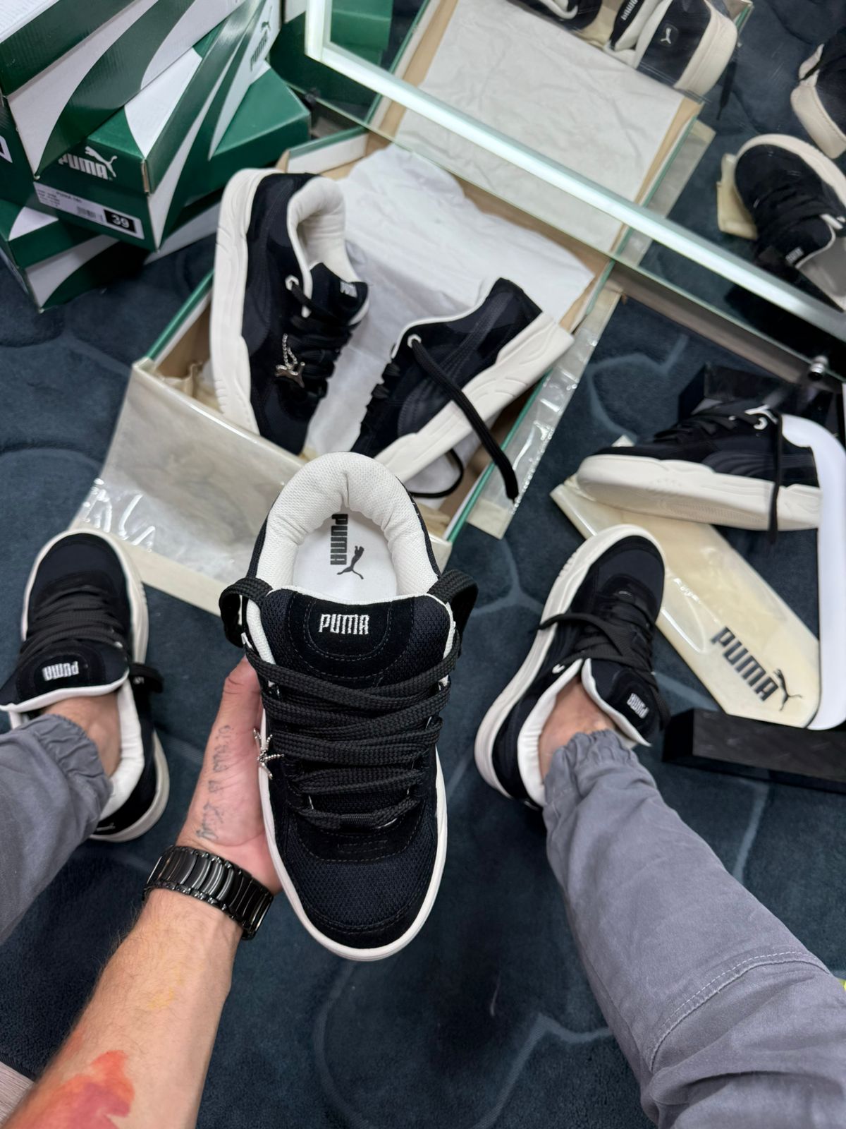 Puma Camurça Premium Preto