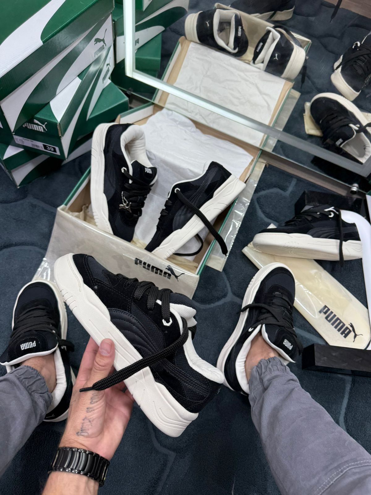 Puma Camurça Premium Preto