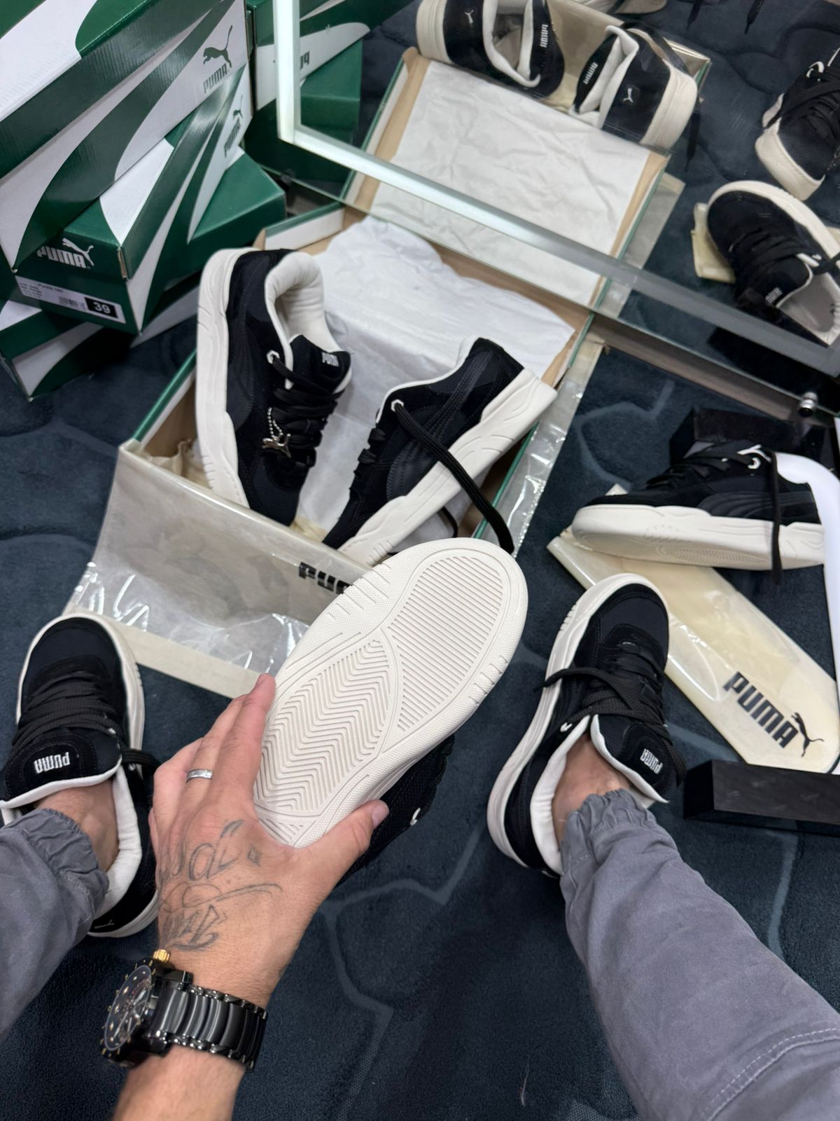 Puma Camurça Premium Preto