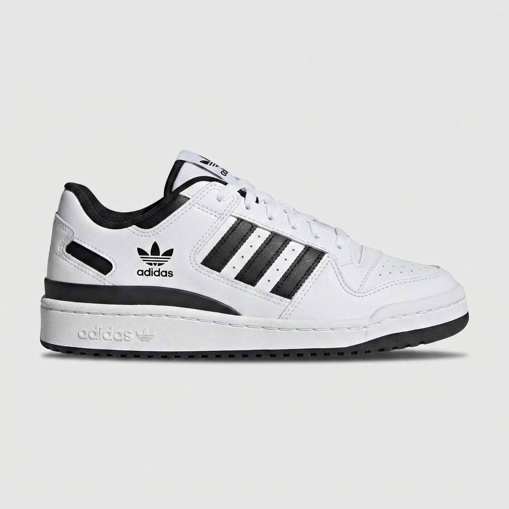 Ads Forum Low Branco Preto
