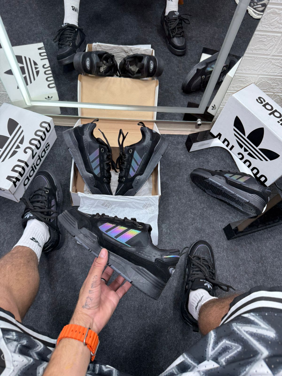 Tênis Adidas 2000 Preto Atacado