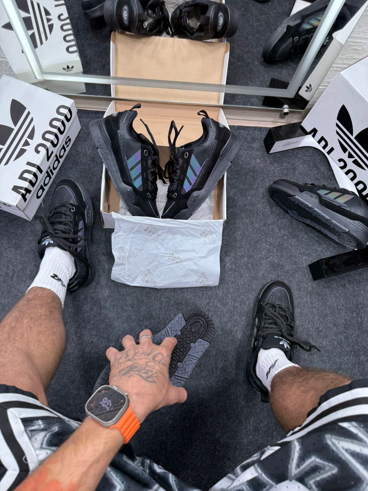 Tênis Adidas 2000 Preto Atacado