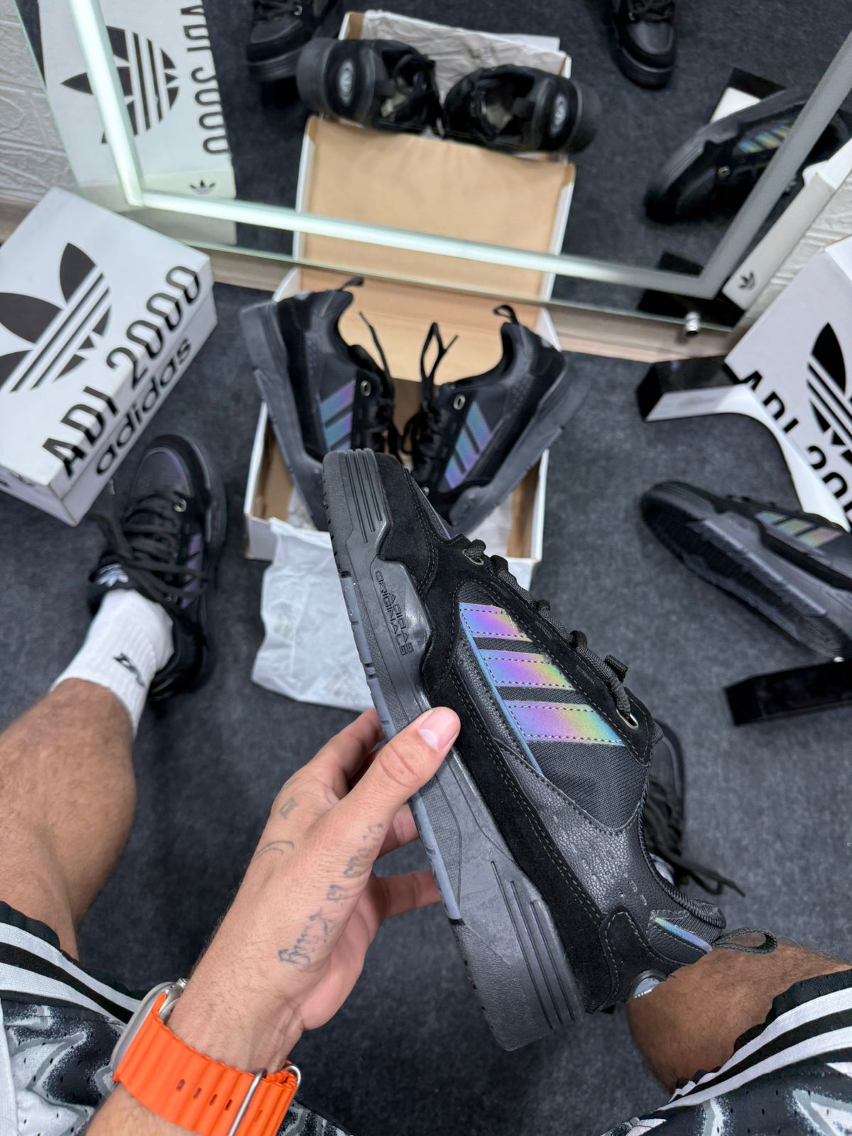 Tênis Adidas 2000 Preto Atacado
