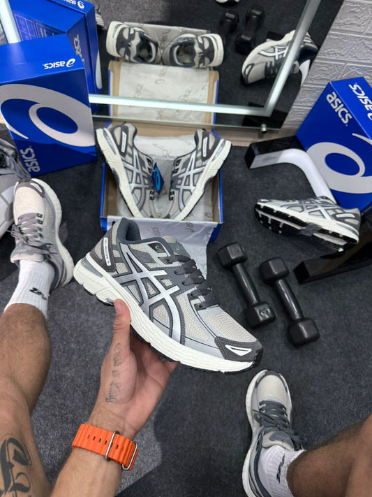 Tênis Asics Gel Venture 6 Grafite e Prata Atacado