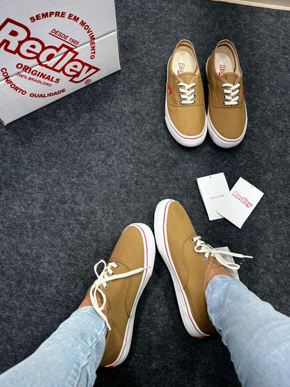Tênis Redley Vulcanizado Premium Caramelo