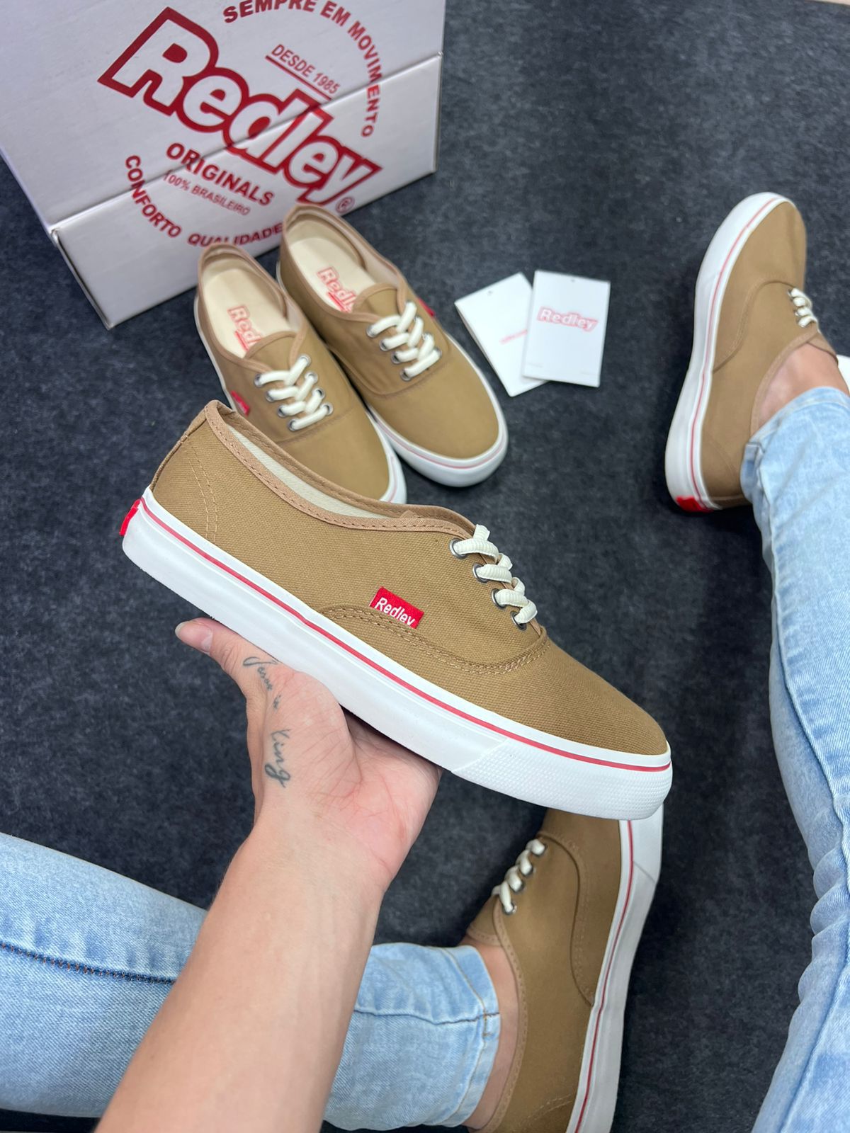 Tênis Redley Vulcanizado Premium Caramelo