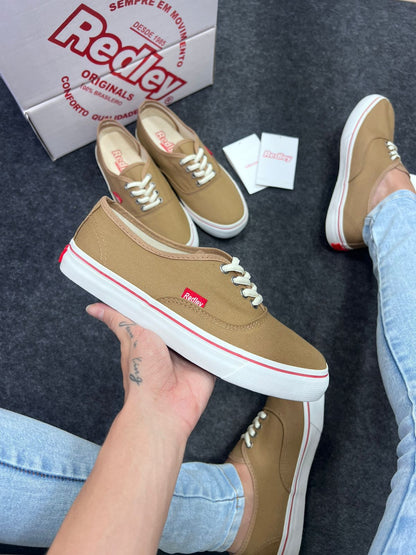Tênis Redley Vulcanizado Premium Caramelo