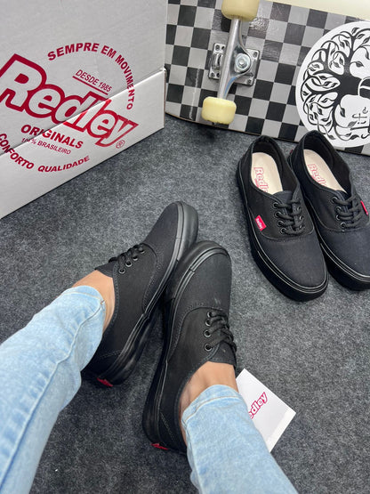 Tênis Redley Vulcanizado Premium Preto