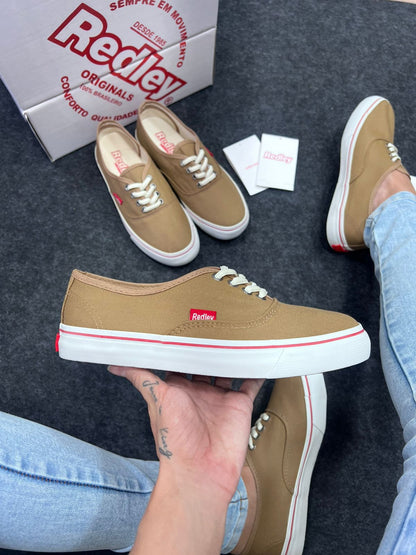 Tênis Redley Vulcanizado Premium Caramelo
