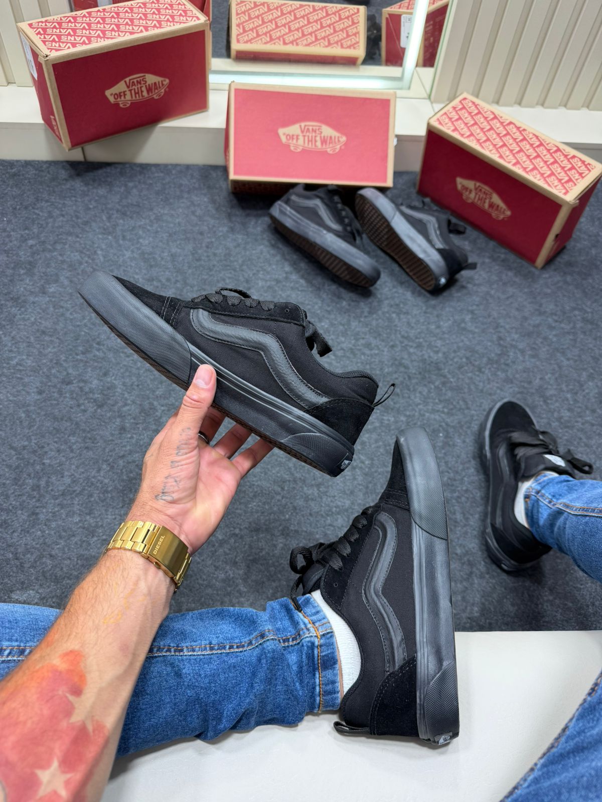 Vans Knu Skool Vulcanizado Preto