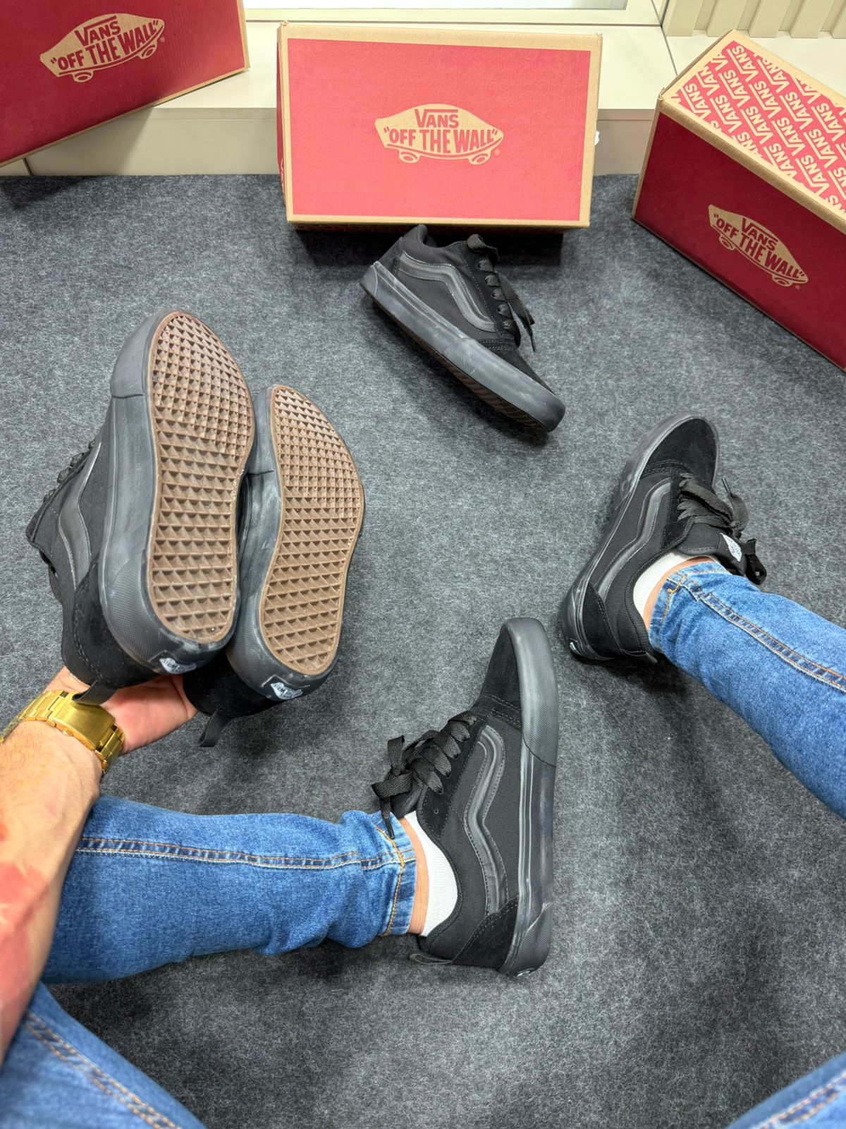 Vans Knu Skool Vulcanizado Preto