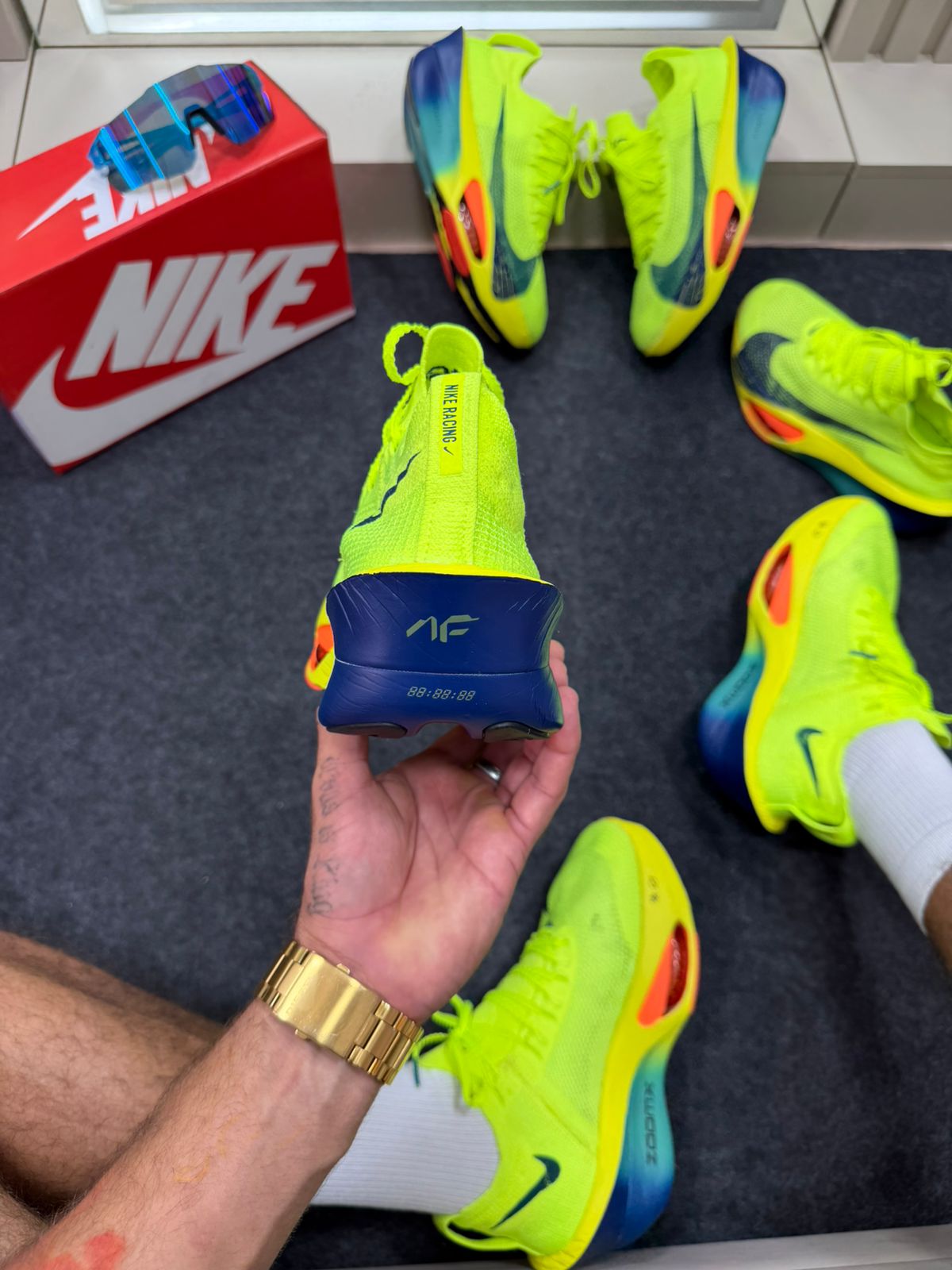 ZoomX Alphafly 3 Verde Limão