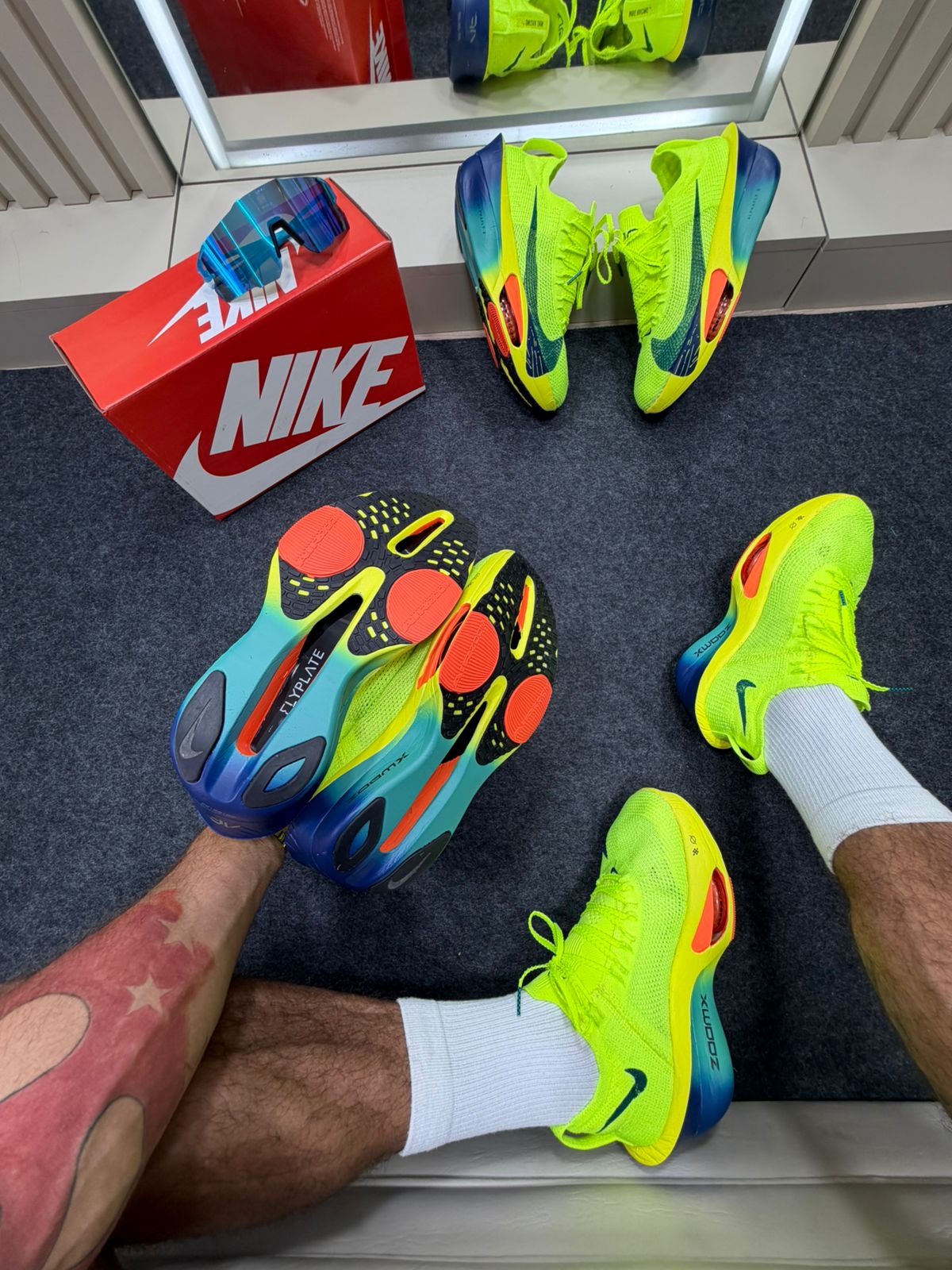 ZoomX Alphafly 3 Verde Limão