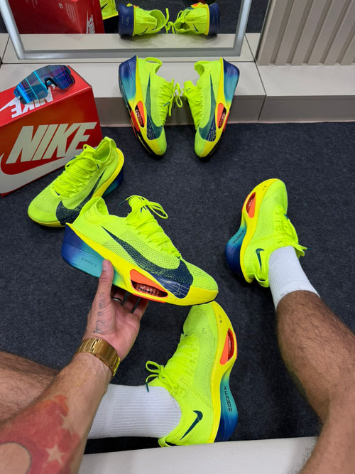 ZoomX Alphafly 3 Verde Limão