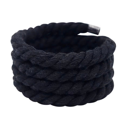 CADARÇO TRANÇADO REDONDO PREMIUM - PRETO