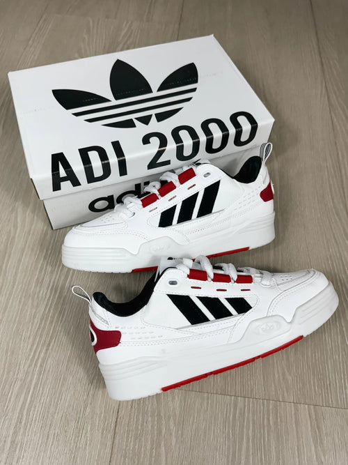 TENIS ADDS - ADI2000 BRANCO/PRETO/VERMELHO
