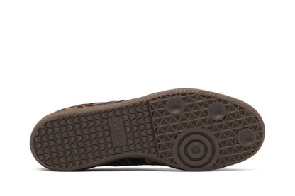 Adidas Samba Og Collegiate Green Leopard Marrom