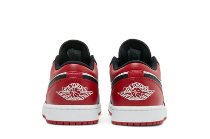 Air Jordan 1 Low Bred Toe Vermelho