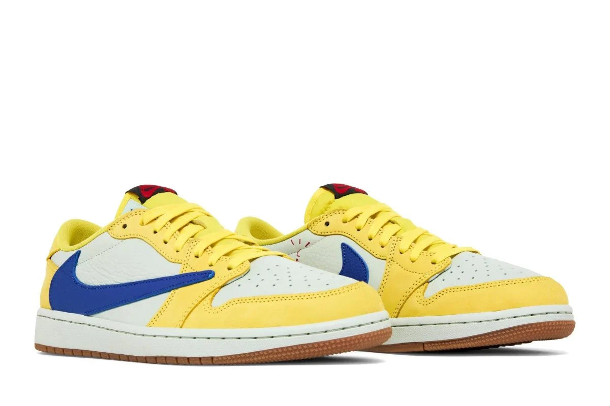 Travis Scott x Air Jordan 1 Low Og Canary Amarelo