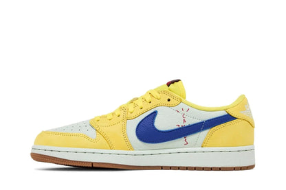 Travis Scott x Air Jordan 1 Low Og Canary Amarelo