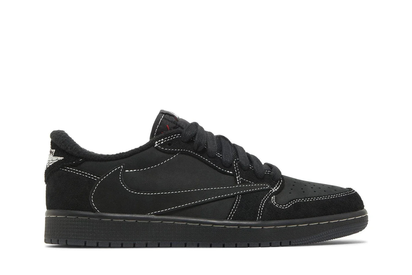 Travis Scott x Air Jordan 1 Low OG SP 'Black Phantom' Preto